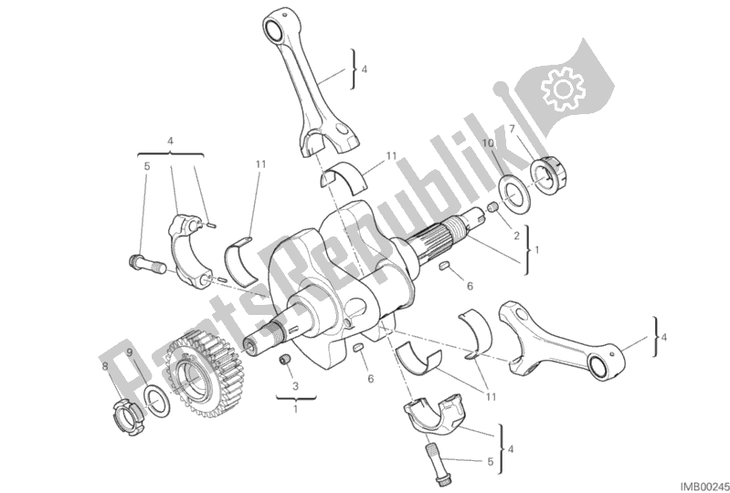 Todas las partes para Bielas de Ducati Scrambler 1100 Special Thailand USA 2019